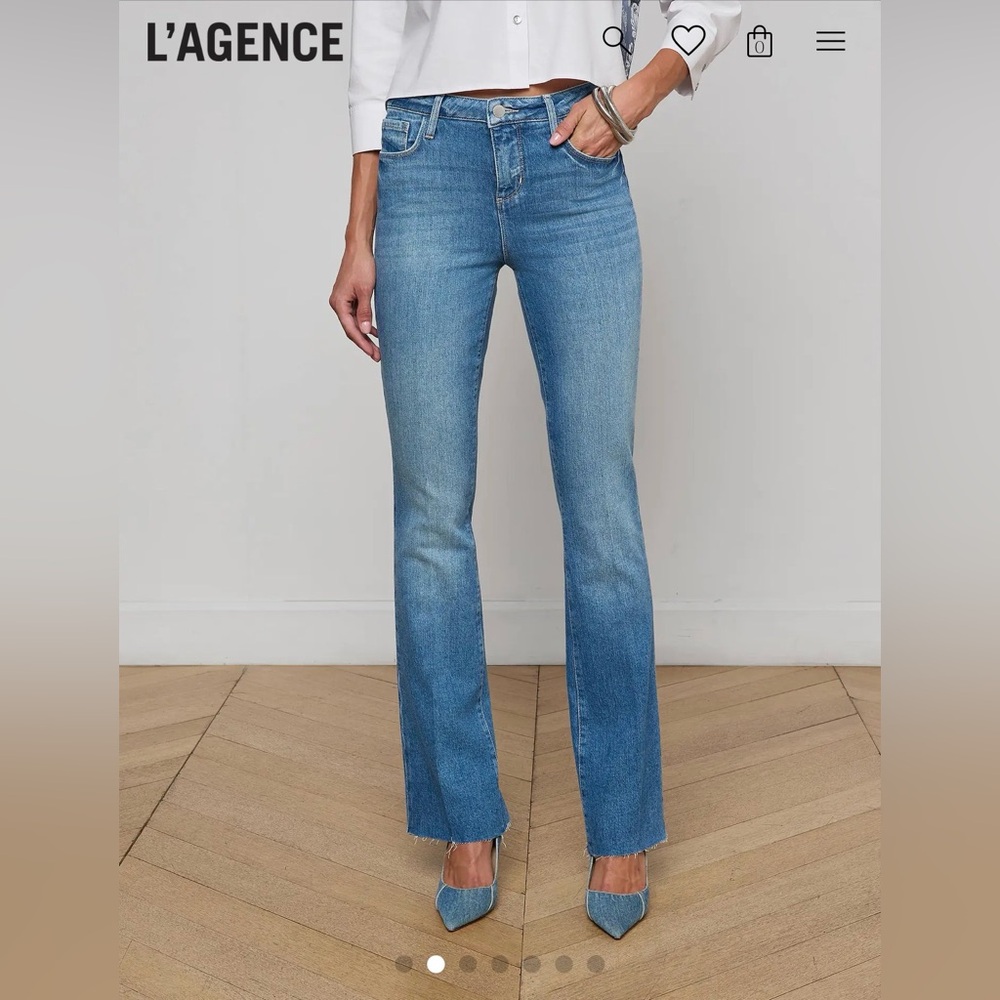 L’AGENCE Ruth Straight-Leg Jean – Size 26
